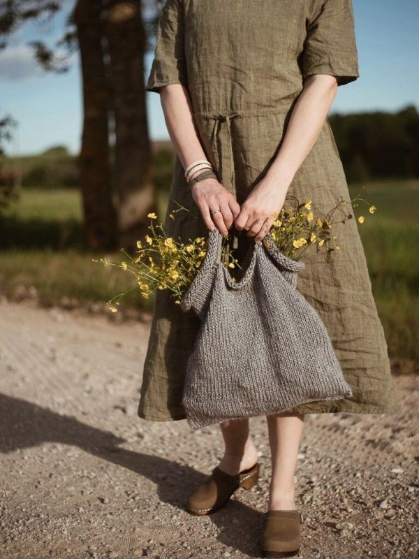 Knitting pattern for Crazy market bag