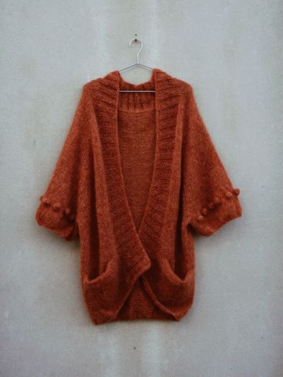 Knitting pattern for Monday midi cardigan