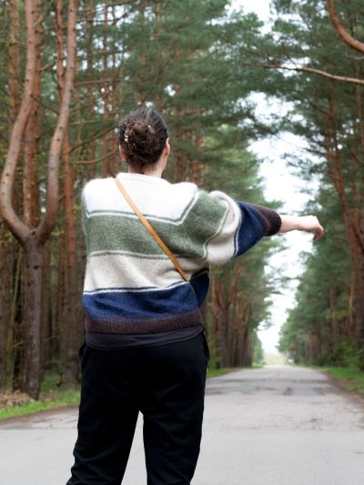 Knitting pattern for the Ruke Zuzu sweater