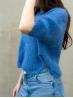 Yoga Mohair Sweater Knitting Pattern – Light, Elegant, and Soft