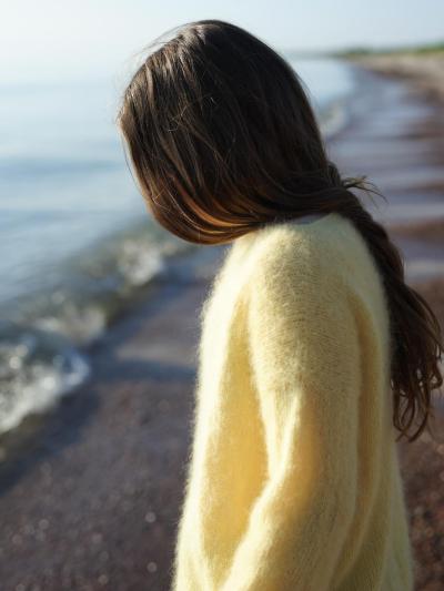 Mohair Muse Sweater – Modern Knitting Pattern with Mohair Elegance