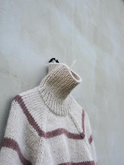 Ruke Cropped Sweater – Striped Knitting Pattern PDF