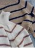 Ruke Cropped Sweater – Striped Knitting Pattern PDF