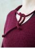 Drawstring detail Good Night sweater Ruke pattern