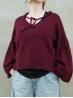 Ruke Good Night knitting pattern sweater front view
