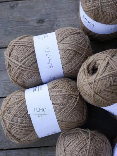 Lithuanian 100% Wool Yarn – Camel Sport 2 Ply