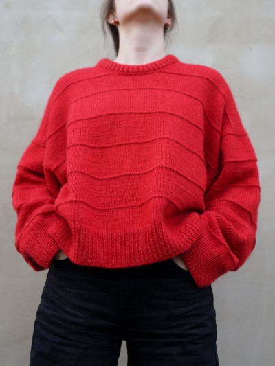 Ruke Scarlet sweater – knitting pattern (PDF)