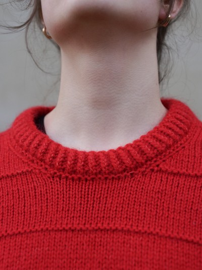 Ruke Scarlet sweater – knitting pattern (PDF)