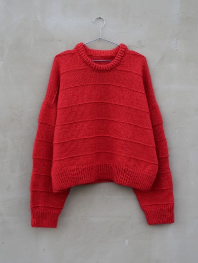 Ruke Scarlet sweater – knitting pattern (PDF)