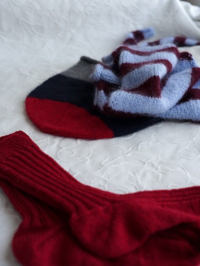 Ruke Weekend Socks knitting pattern toe detail with Kitchener stitch