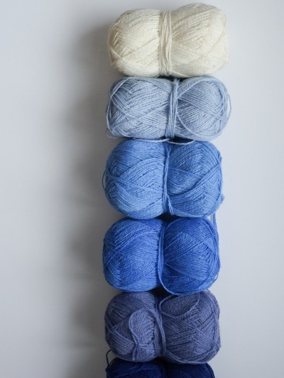 Ruke knit wool yarn, 100 g / 350 m - 3.5 oz / 383 yds, sport weight