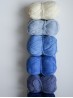 Ruke knit wool yarn, 100 g / 350 m - 3.5 oz / 383 yds, sport weight