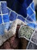 Grandma’s Crocheted Blanket crochet pattern Flower Square detail with leftover Ruke Wool yarn