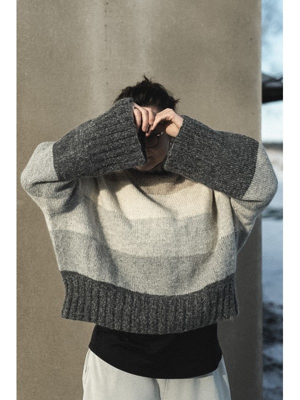 I Wanna Be Your Striped Sweater Knitting Pattern – Hip