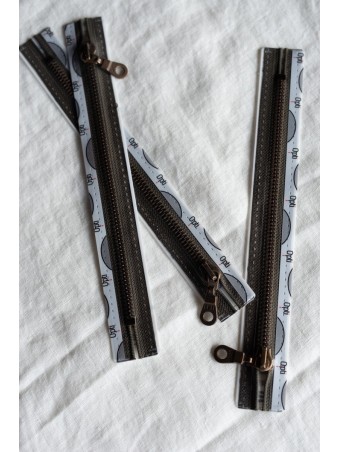 Zipper khaki 20 cm