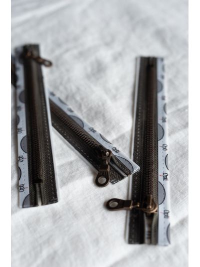 Zipper khaki 20 cm