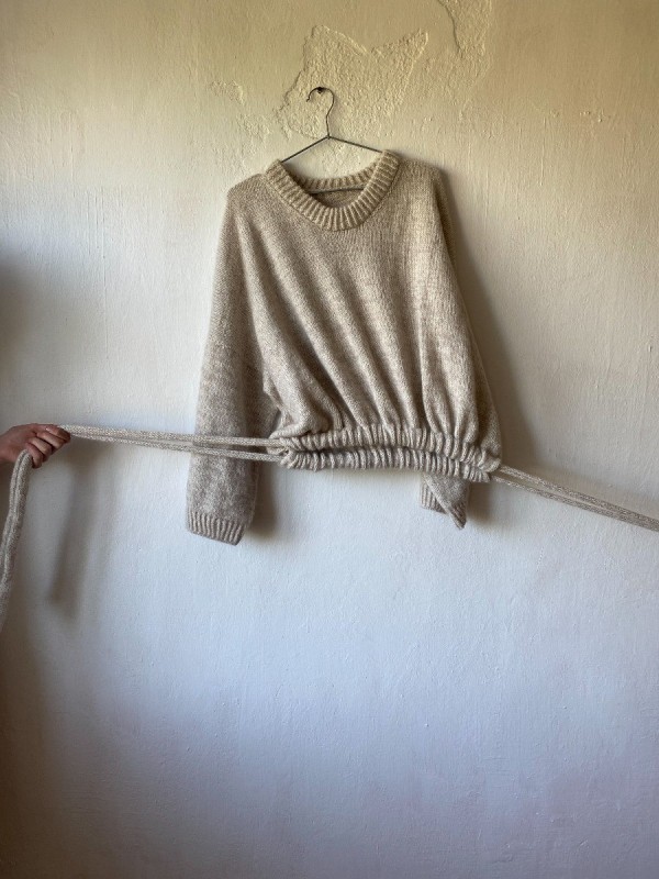 Fairy Tale Sweater Knitting Pattern – Oversized, Adjustable Hem & Twisted Rib Neck