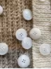 Ruke Bioresin buttons, white, 23 mm