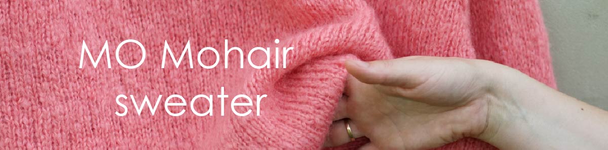 MO Mohair sweater knitting pattern