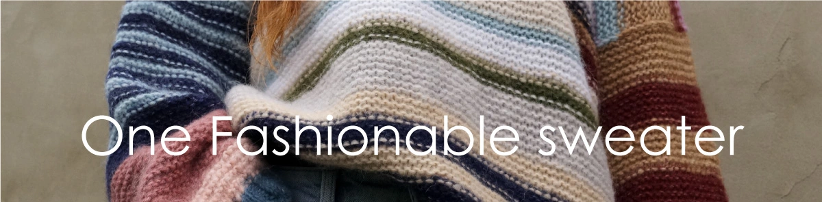 New knitting pattern - One Fashionable sweater