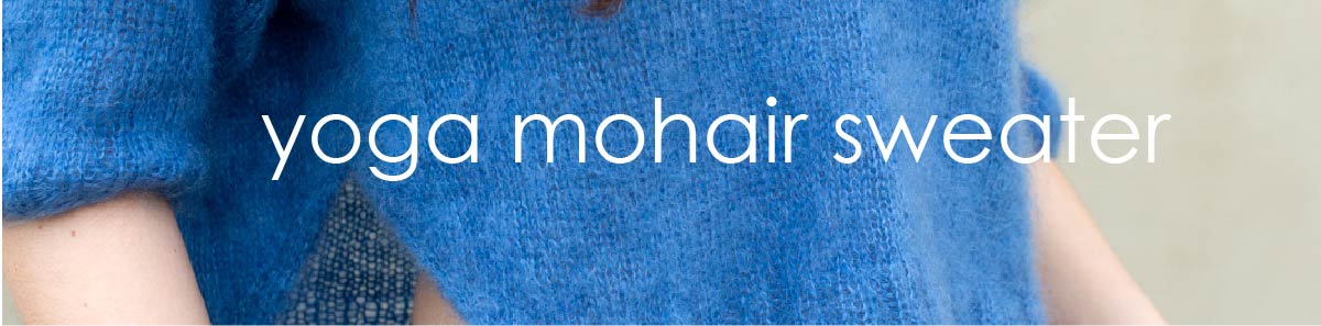 Knitting pattern for Yoga Mohair sweater