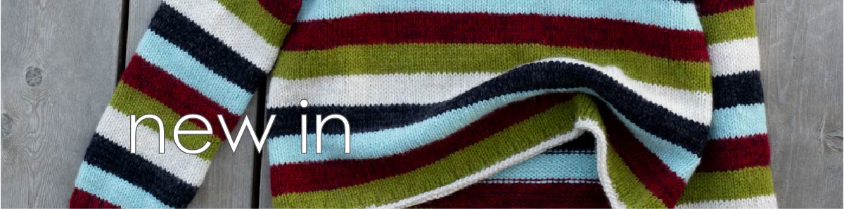Knitting pattern for Stripe Muse sweater