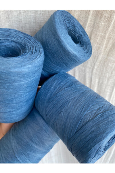 Ruke knit Raffia yarn - Jeans (5), 200g