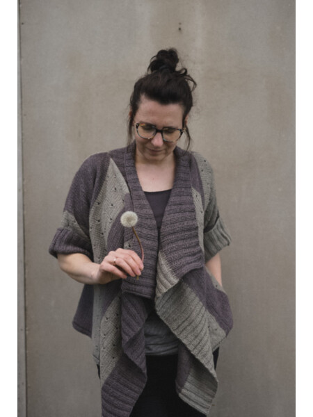 Knitting pattern for Luma striped cardigan