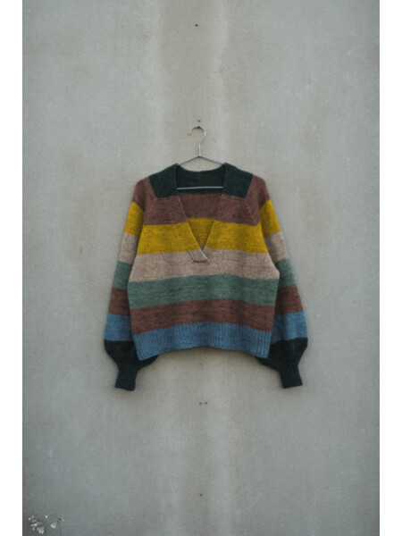 Patrón de tejido de suéter Weekend