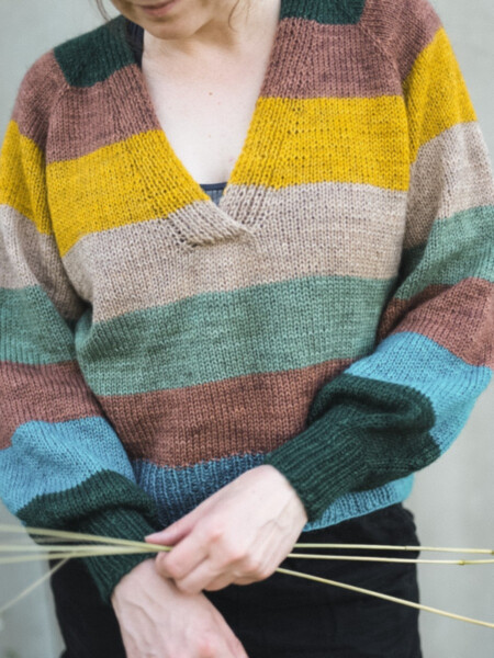 Knitting pattern for Weekend pullover