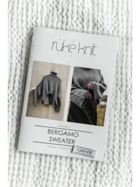 PRINTED Knitting pattern for Bergamo sweater