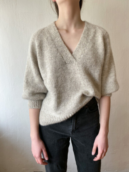 Knitting pattern for Mohair Weekend sweater