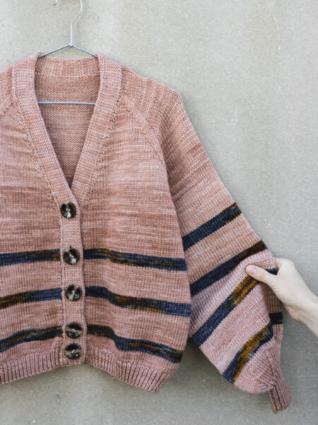 Knitting pattern for Verona cardigan