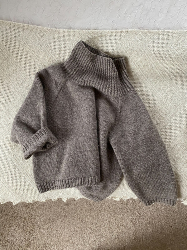 MO sweater cowl neck knitting pattern