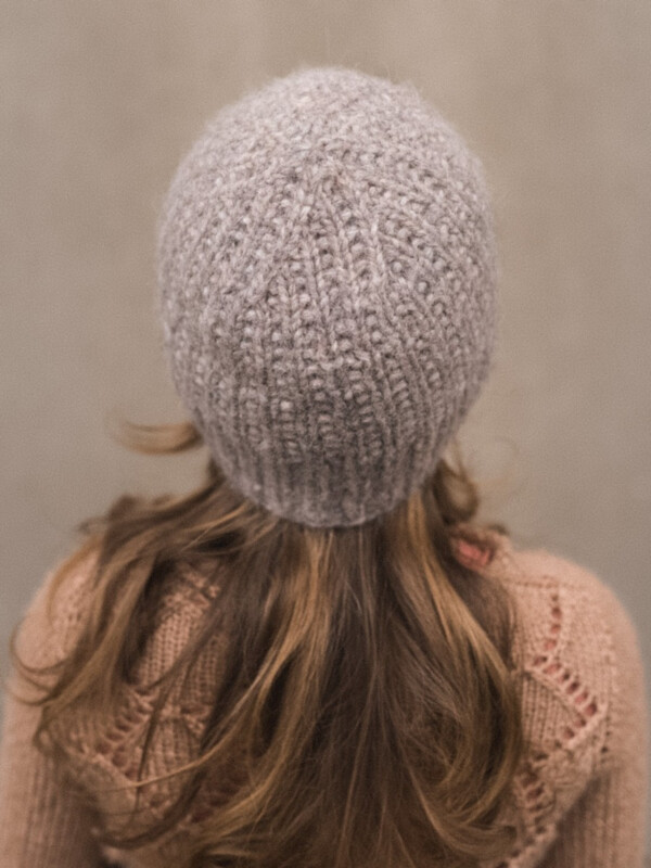 Knitting pattern for Pearl rib hat