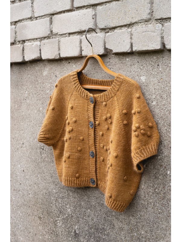 Knitting pattern for Make bobble cardigan