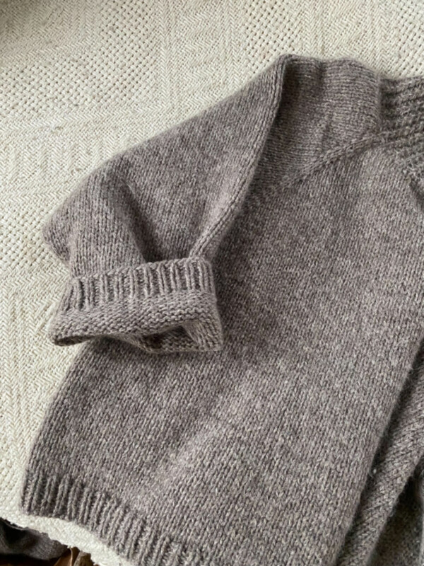 Ruke knit cowl neck sweater knitting pattern