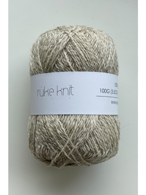 Ruke wool Light sand melange yarn
