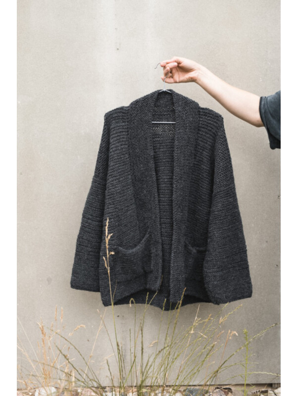 Spring autumn jacket knitting pattern