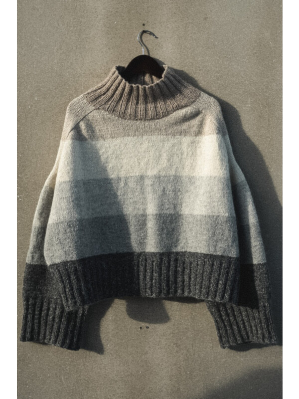 Knitting pattern for I wanna be your striped sweater